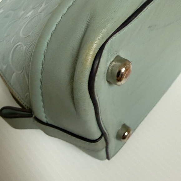 Coach Sierra Satchel in Signature Debossed Patent Leather - Picture 7 of 10